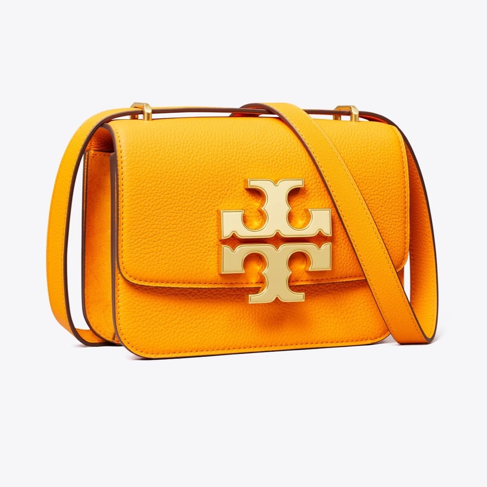 Tory burch orange lily Eleanor convertible shoulder bag